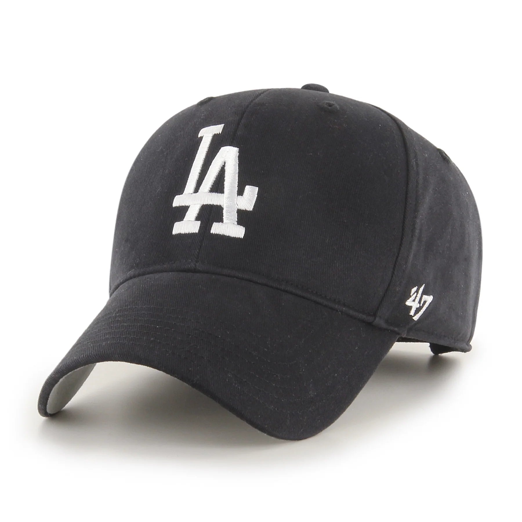 '47 Brand MVP LA Dodgers Hat BLK/WHT
