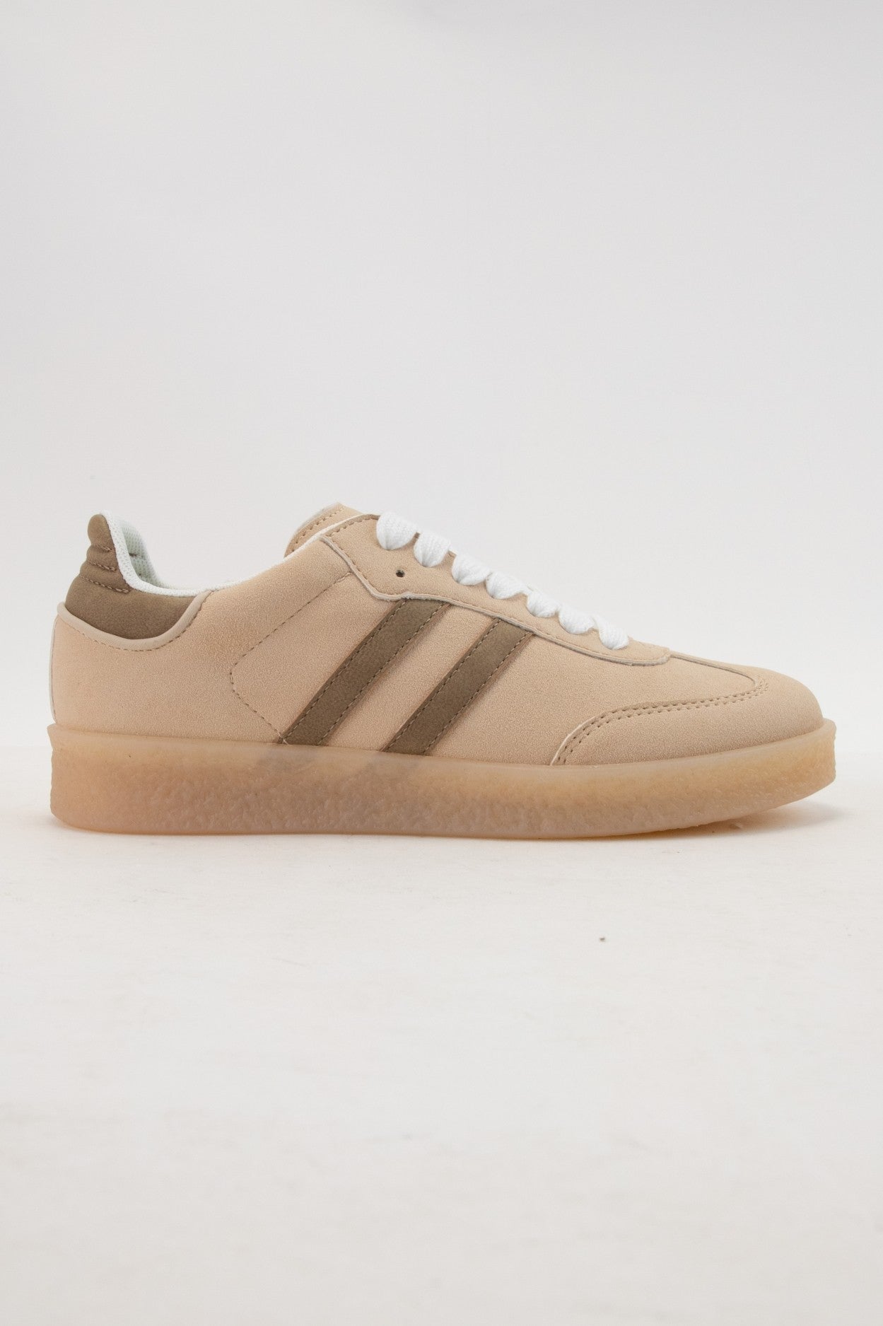 Jenny Joans Adi Double Stripe Sneaker OATMEAL