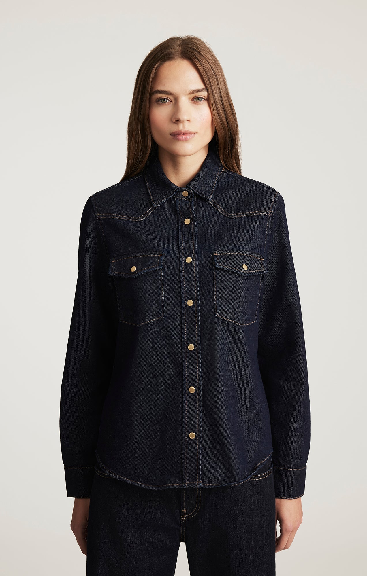 Mavi Jeans Angela Denim Shirt Jacket CLASSIC BLUE