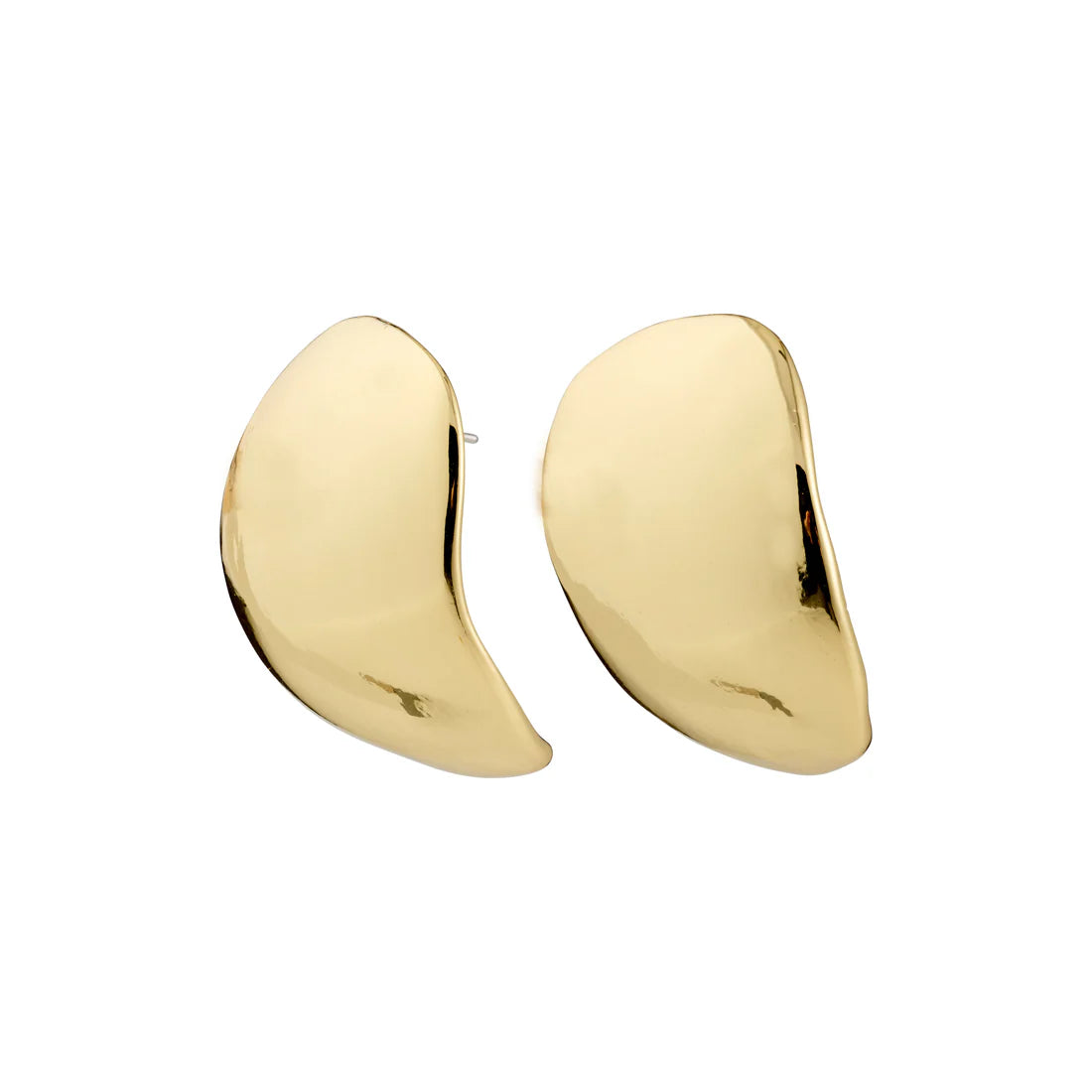 Pilgrim Sparkle Giga Flat Stud Earrings