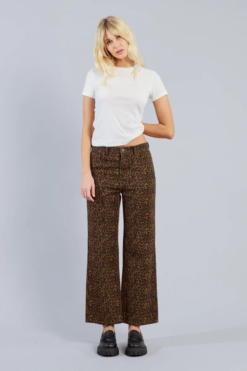 Molly Bracken Leopard High Waisted Pants LEO