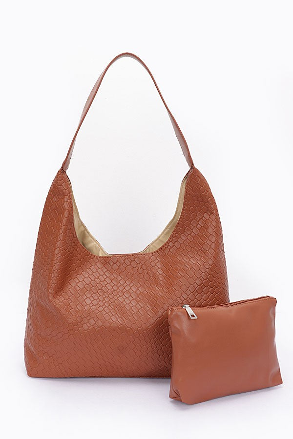 JJTL Sola Faux Leather Shoulder Bag