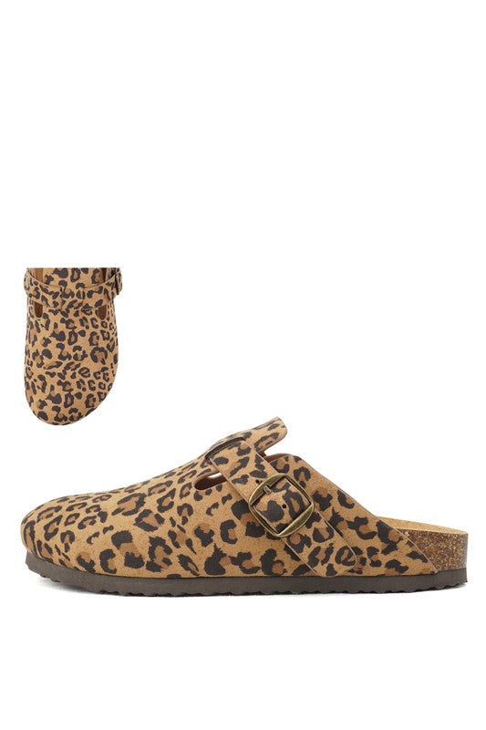 JJTL Juney Slip On Clog LEOPARD