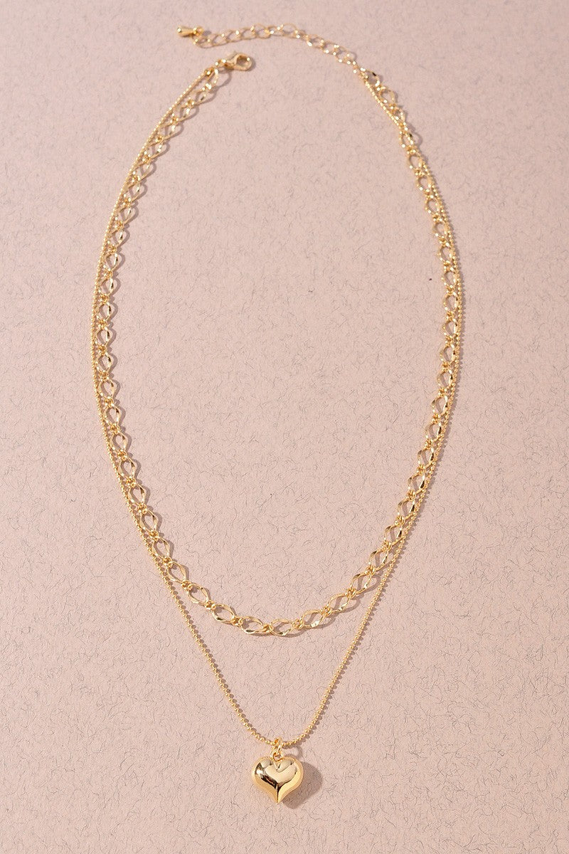 JJTL Heart's Desire Necklace GLD