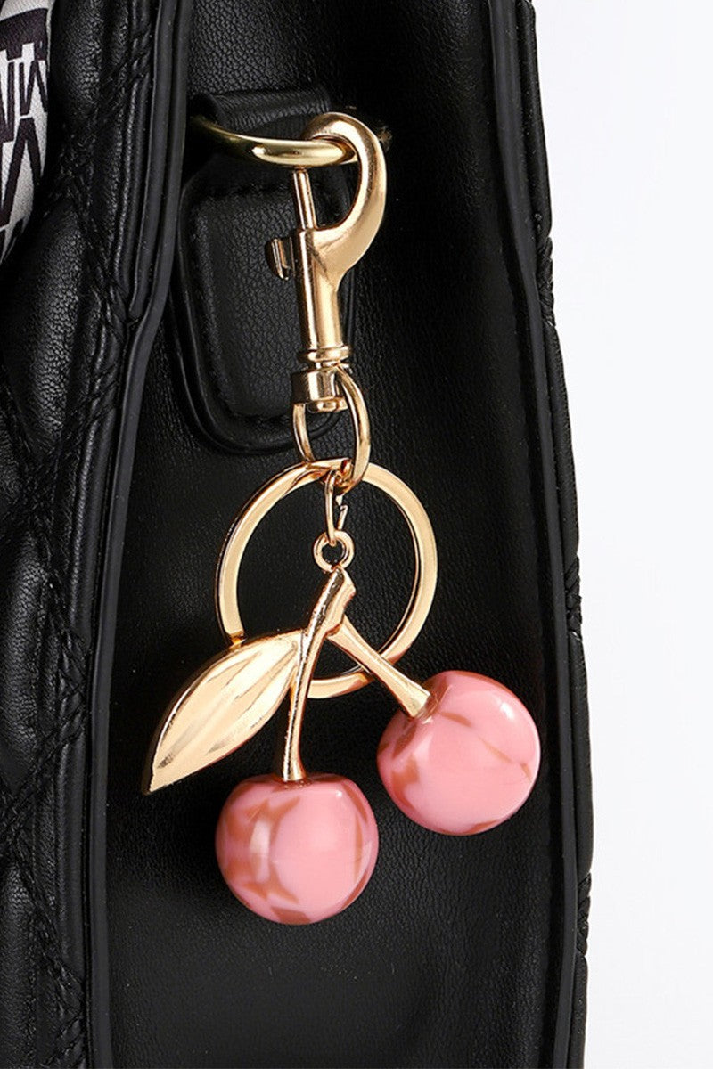 JJTL Leopard Cherry Keychain
