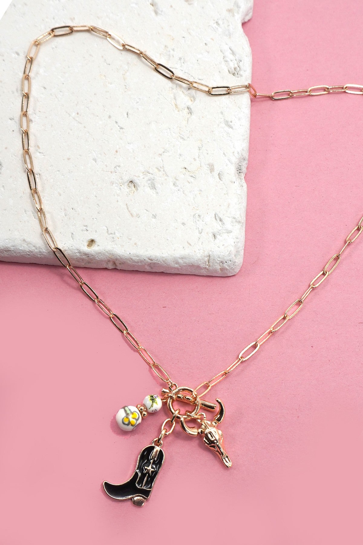 JJTL Western Charm Toggle Necklace