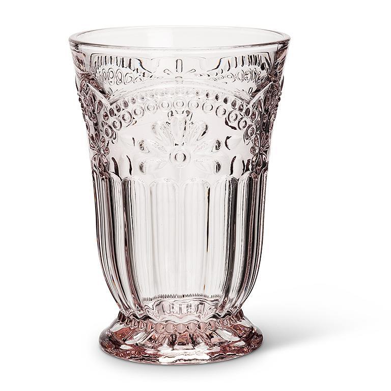 Abbott Flower HiBall Glass PNK