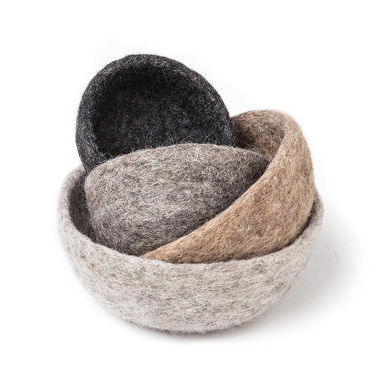 Abbott Nesting Bowls TAUPE MIX