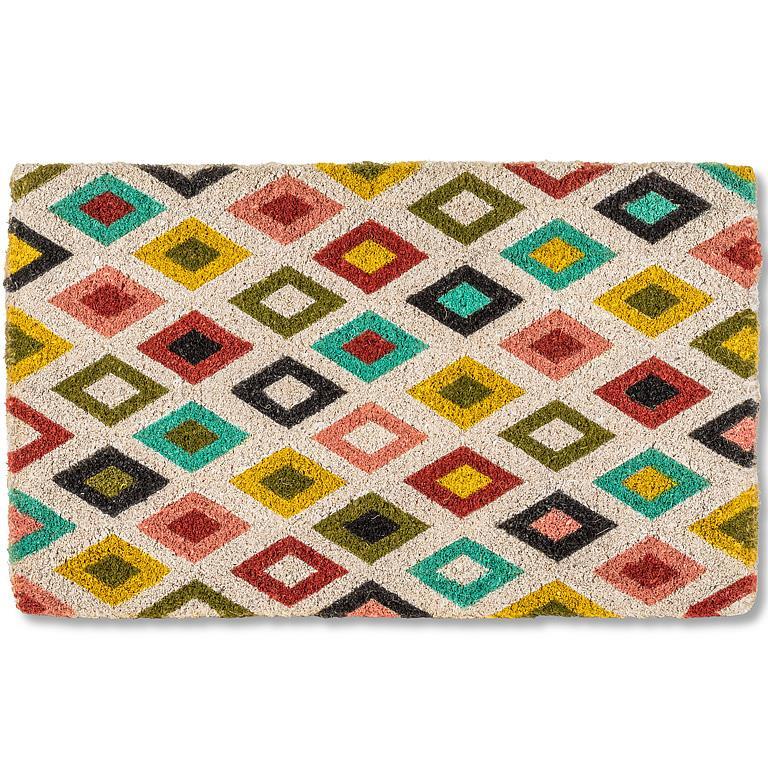 Abbott Colourful Diamonds Doormat