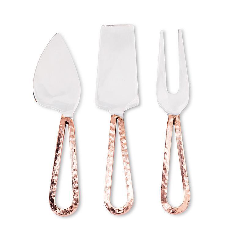 Abbott Loop Handle Cheese Knife Set COPPER