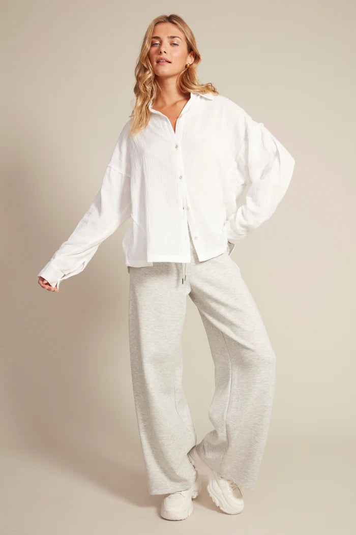 RD Style Faramir Button Front Shirt WHT