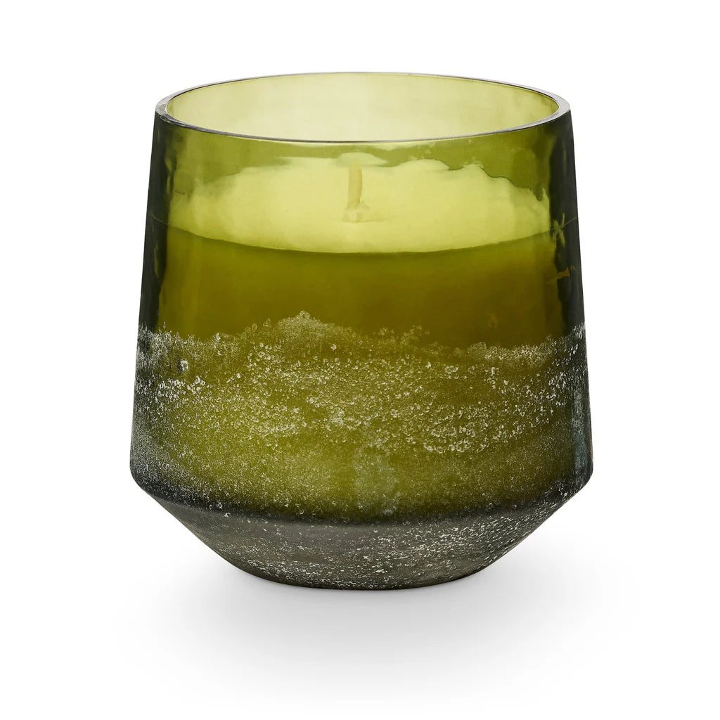 Illume Baltic Glass Candle BALSAM & CEDAR