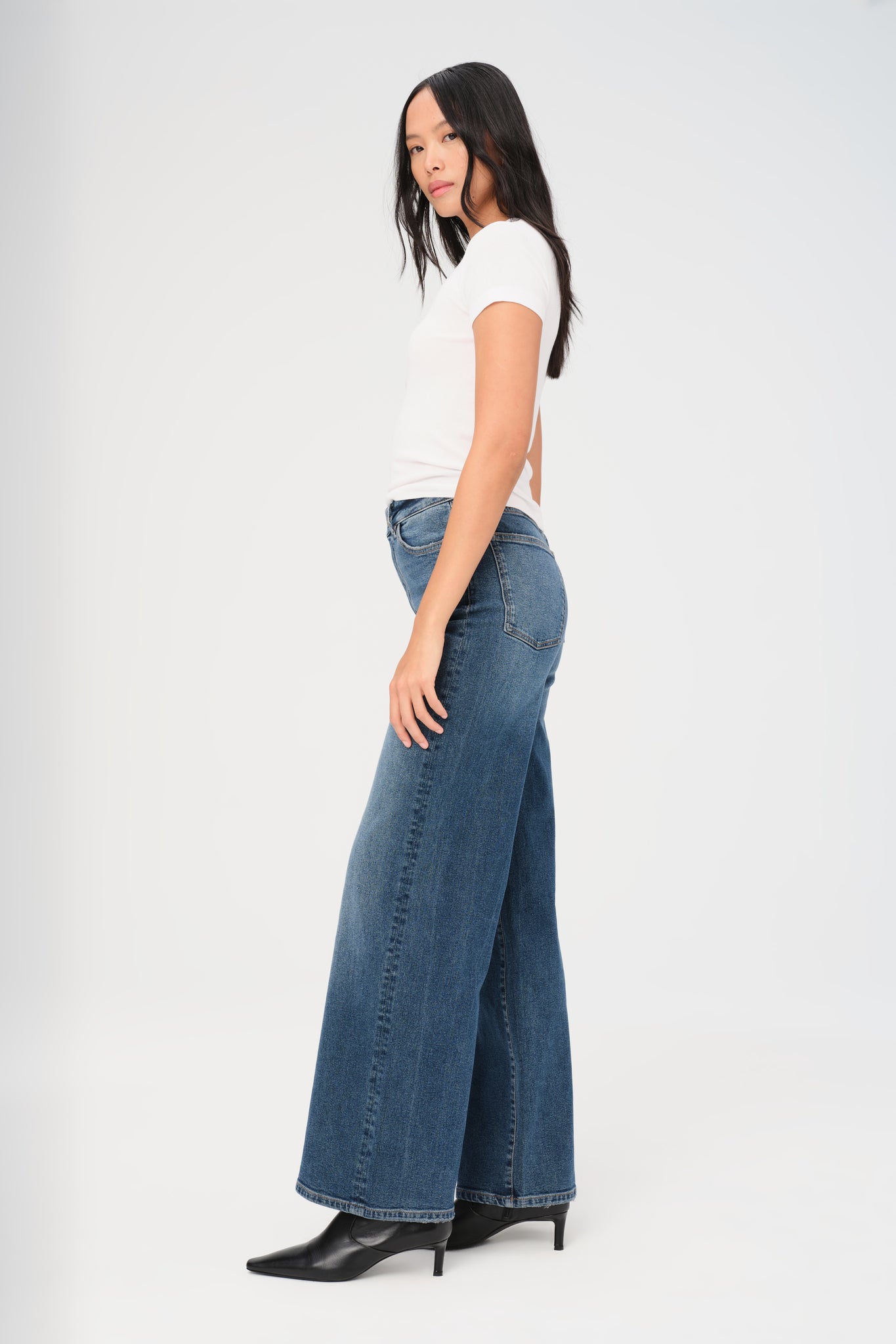 Warp + Weft NCE Wide Leg Jean SWEET REVENGE