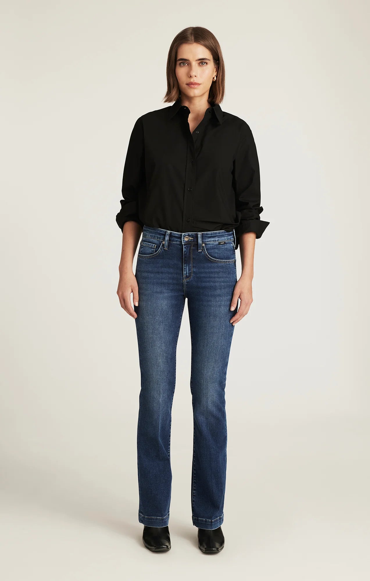 Mavi Jeans Vicky Bootcut Jeans DARK BRUSHED