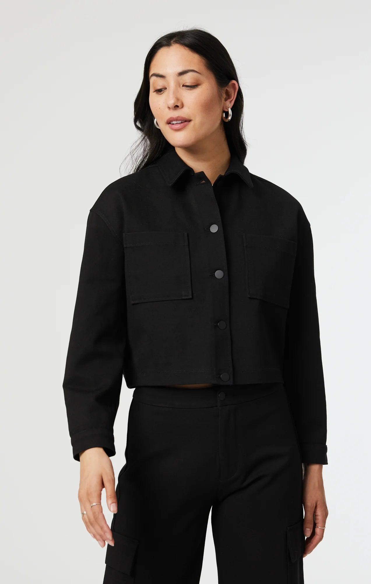 Mavi Jeans Shirley Crop Jacket BLK