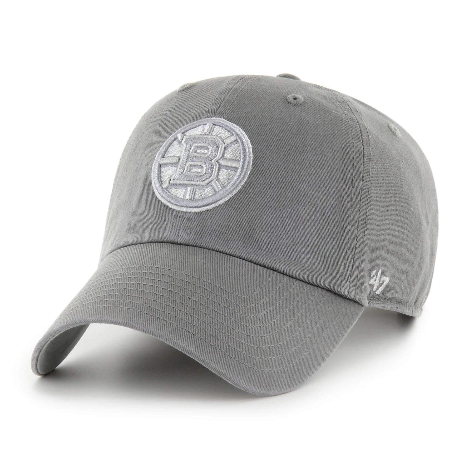 '47 Brand Bruins Clean Up Cap CEMENT