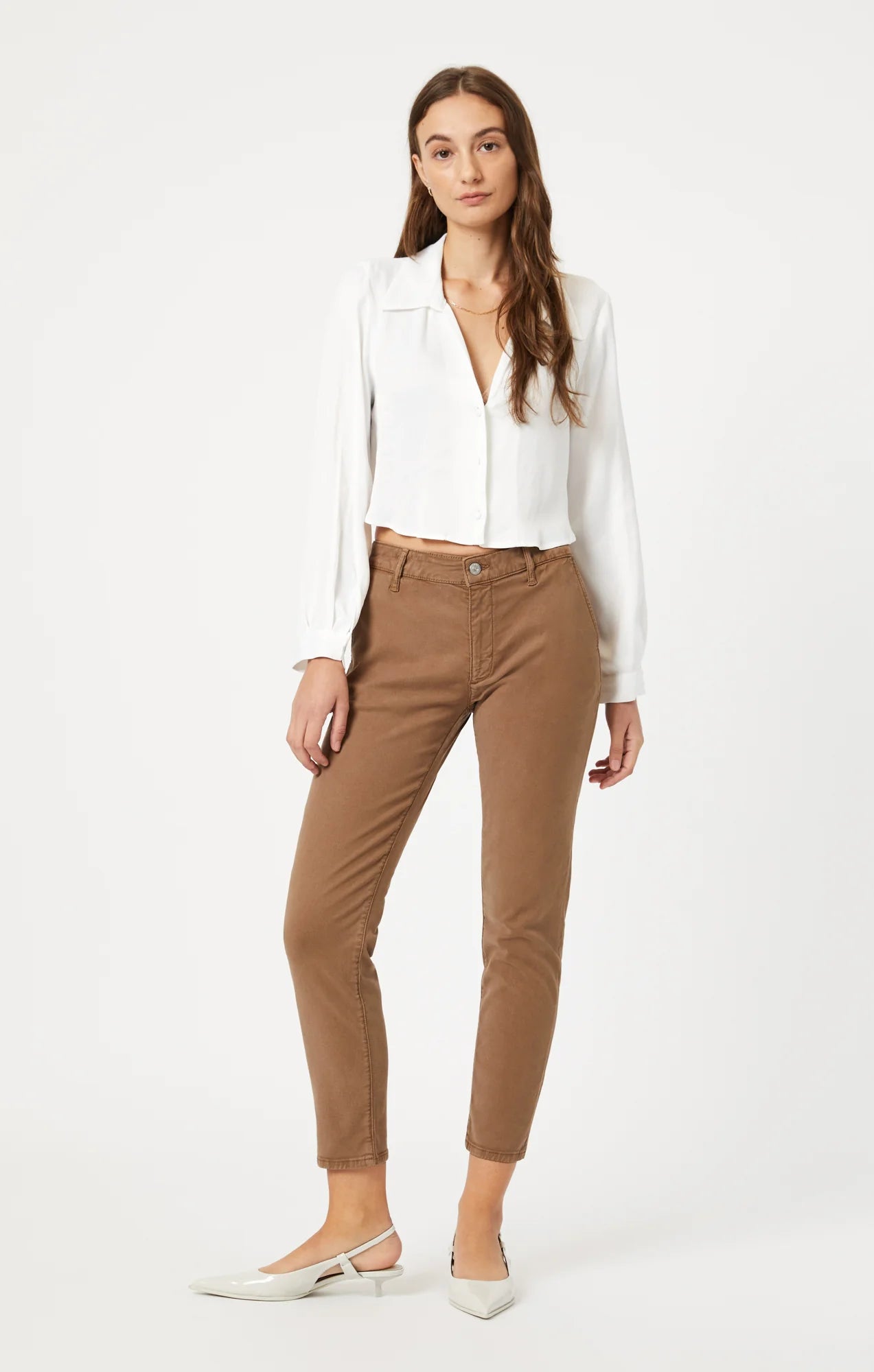 Mavi Jeans Brooke Slim Chino Pant TIGERS EYE