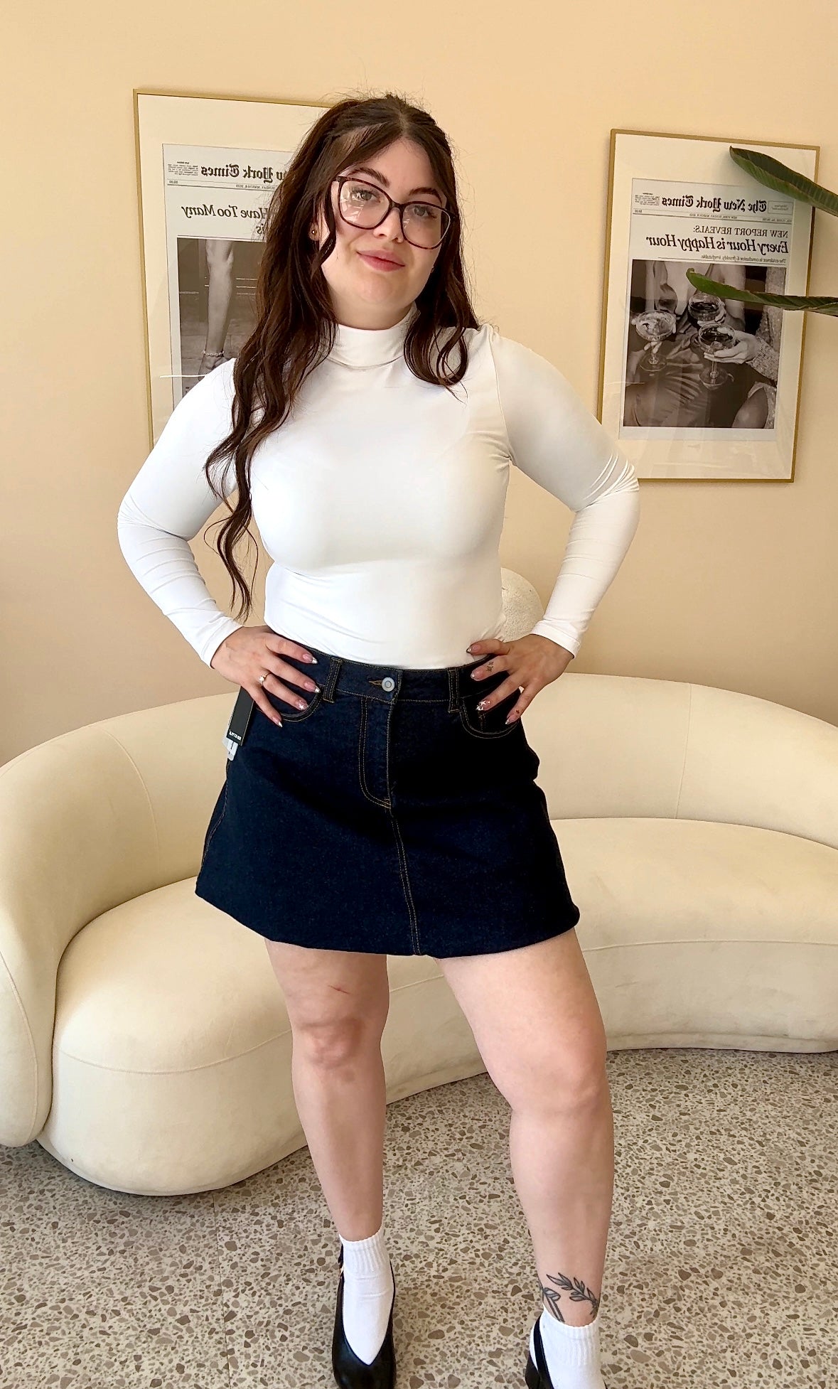 RD Style Badrisa Mini Skirt DK DNM