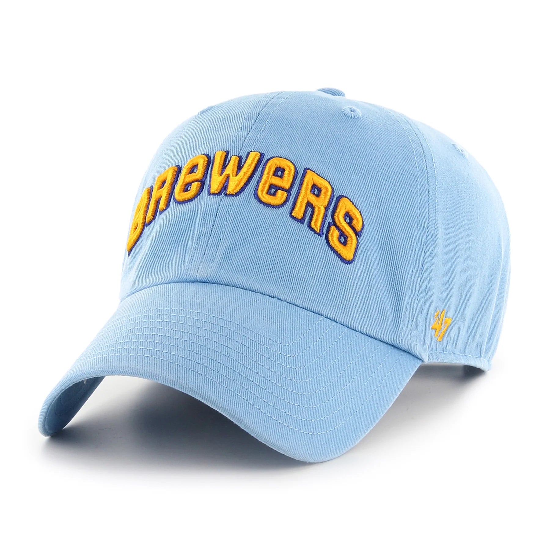 '47 Brand Cooperstown Brewers Clean Up Cap BLUE