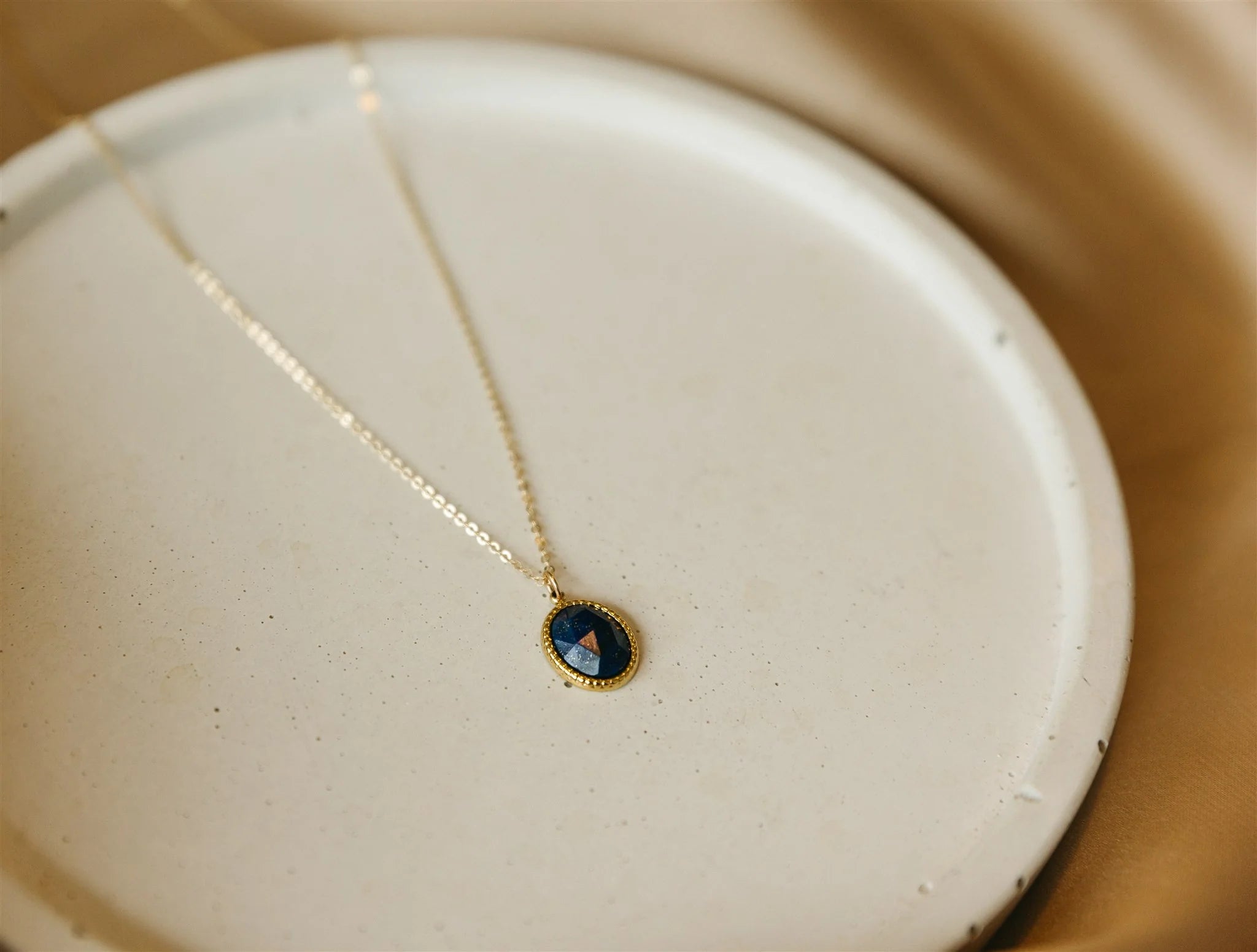 Elizabeth Lyn Enid Necklace LAPIS LAZUILI