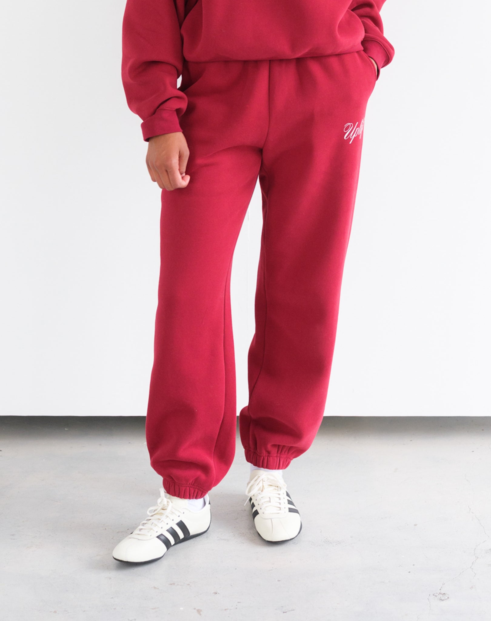 Brunette The Label Uplift Oversized Jogger BURG