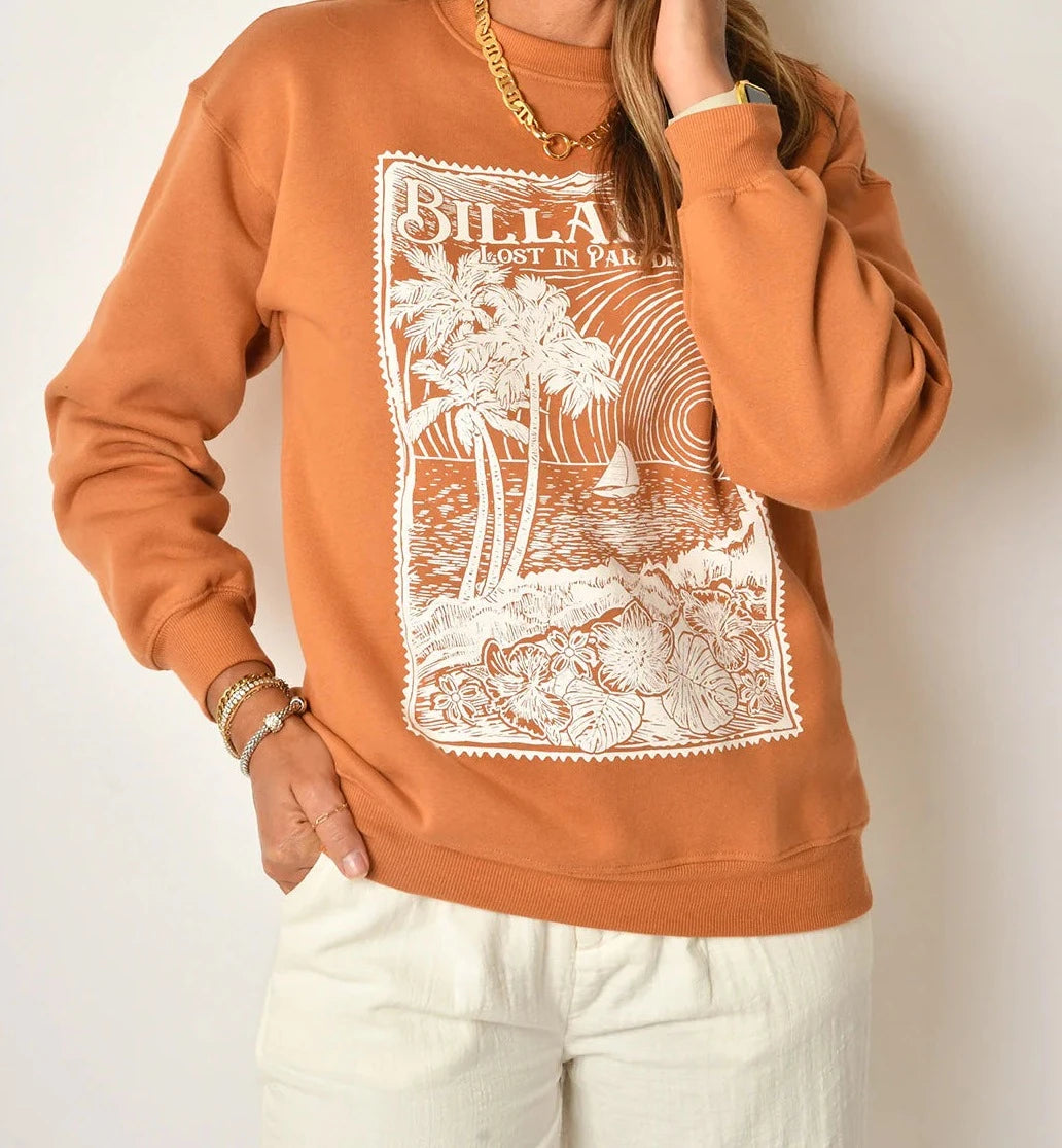 Billabong Paradise is Here Toffee Crew TOFFEE