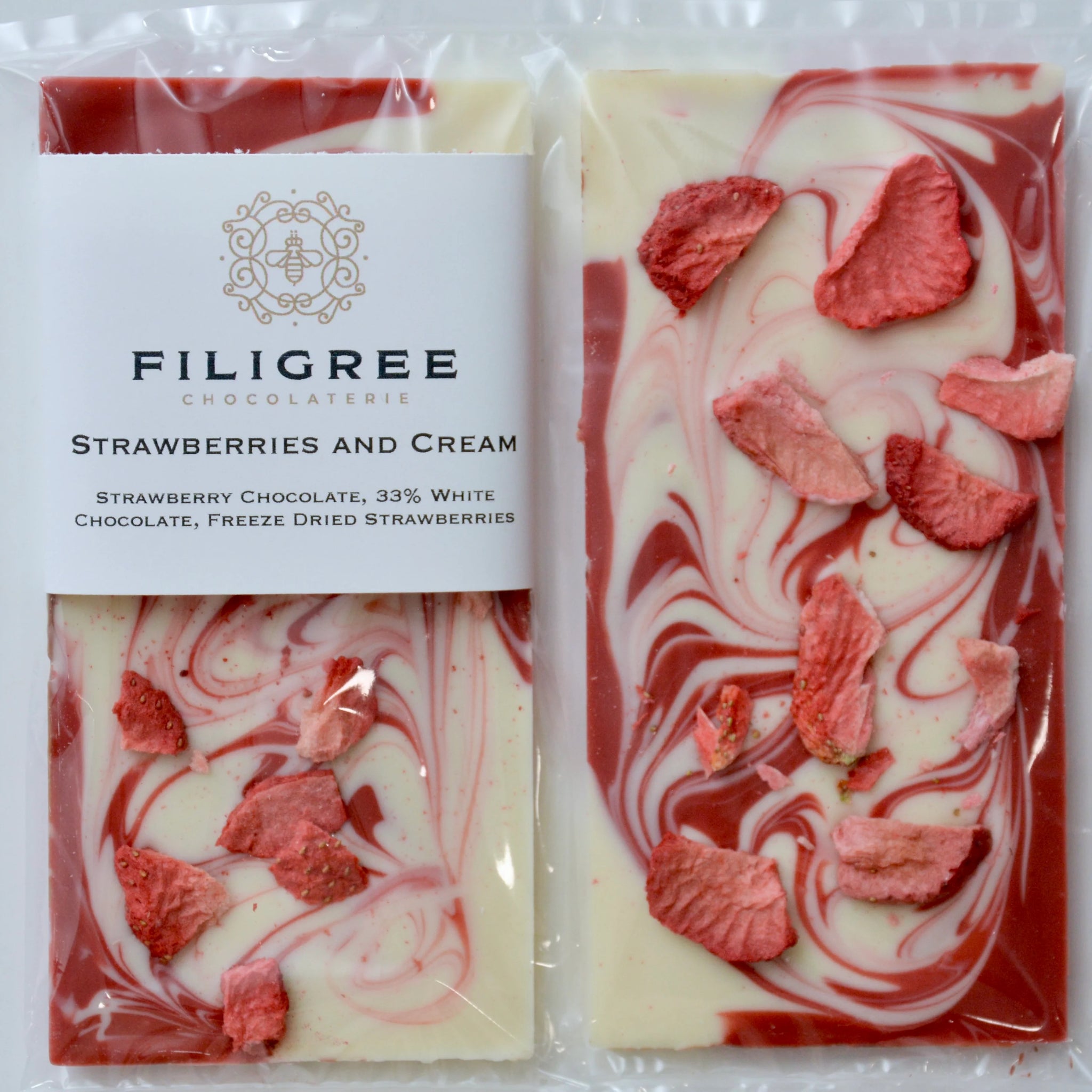 Filigree Strawberries and Cream Bar