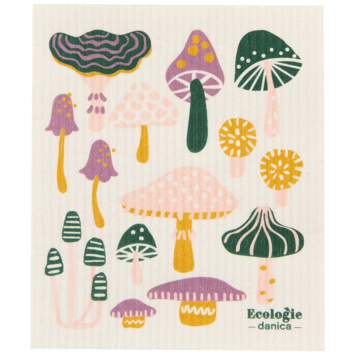 Danica Mushroom Gems Swedish Dishcloth