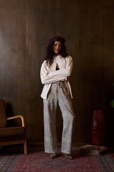 Kuwalla Tee Shelley Wide Leg Pants LEOPARD