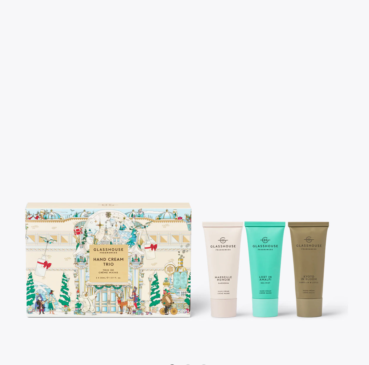 GlassHouse Christmas Hand Cream Trio