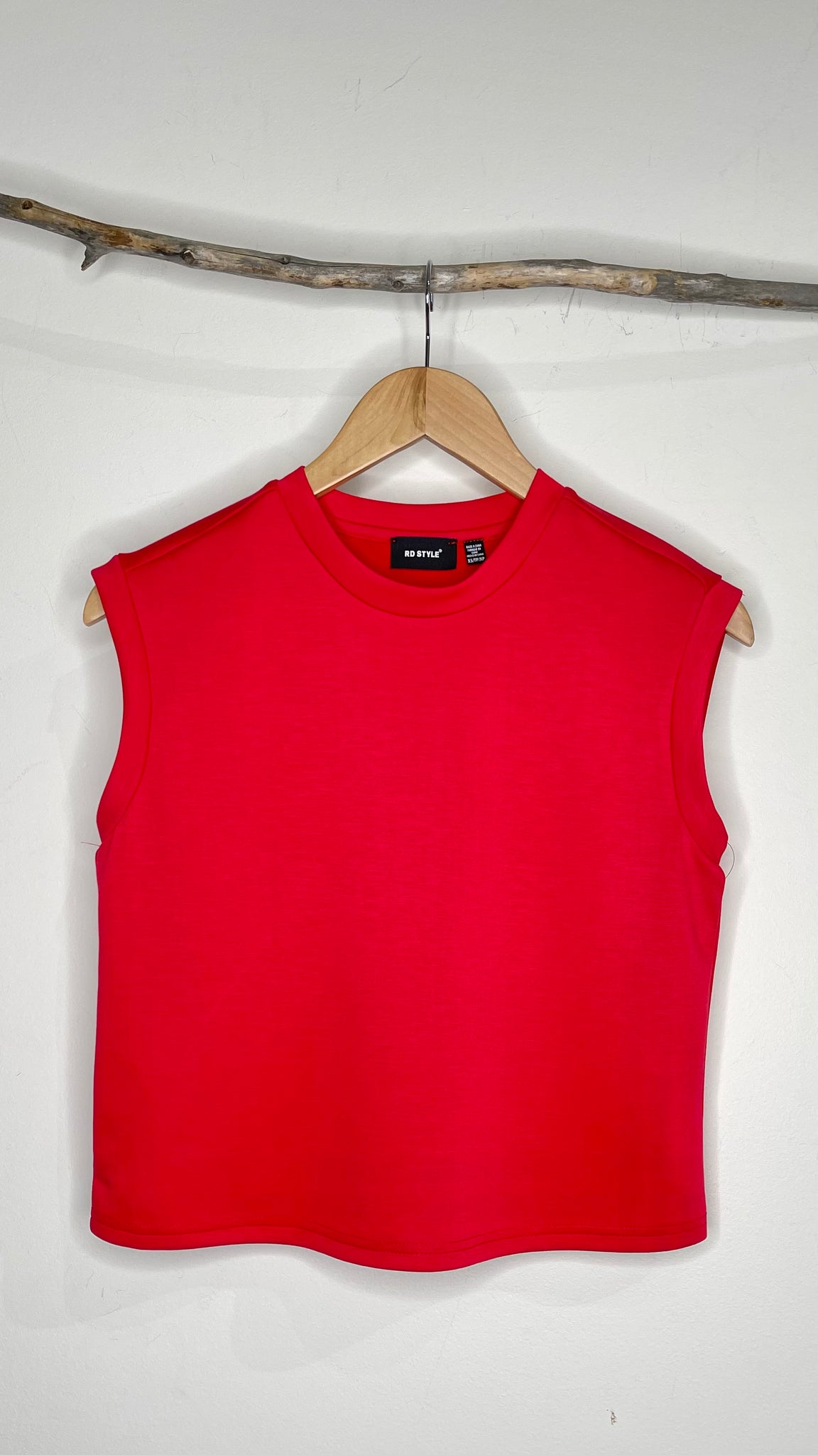RD Style Miva Soft Knit Tank RED