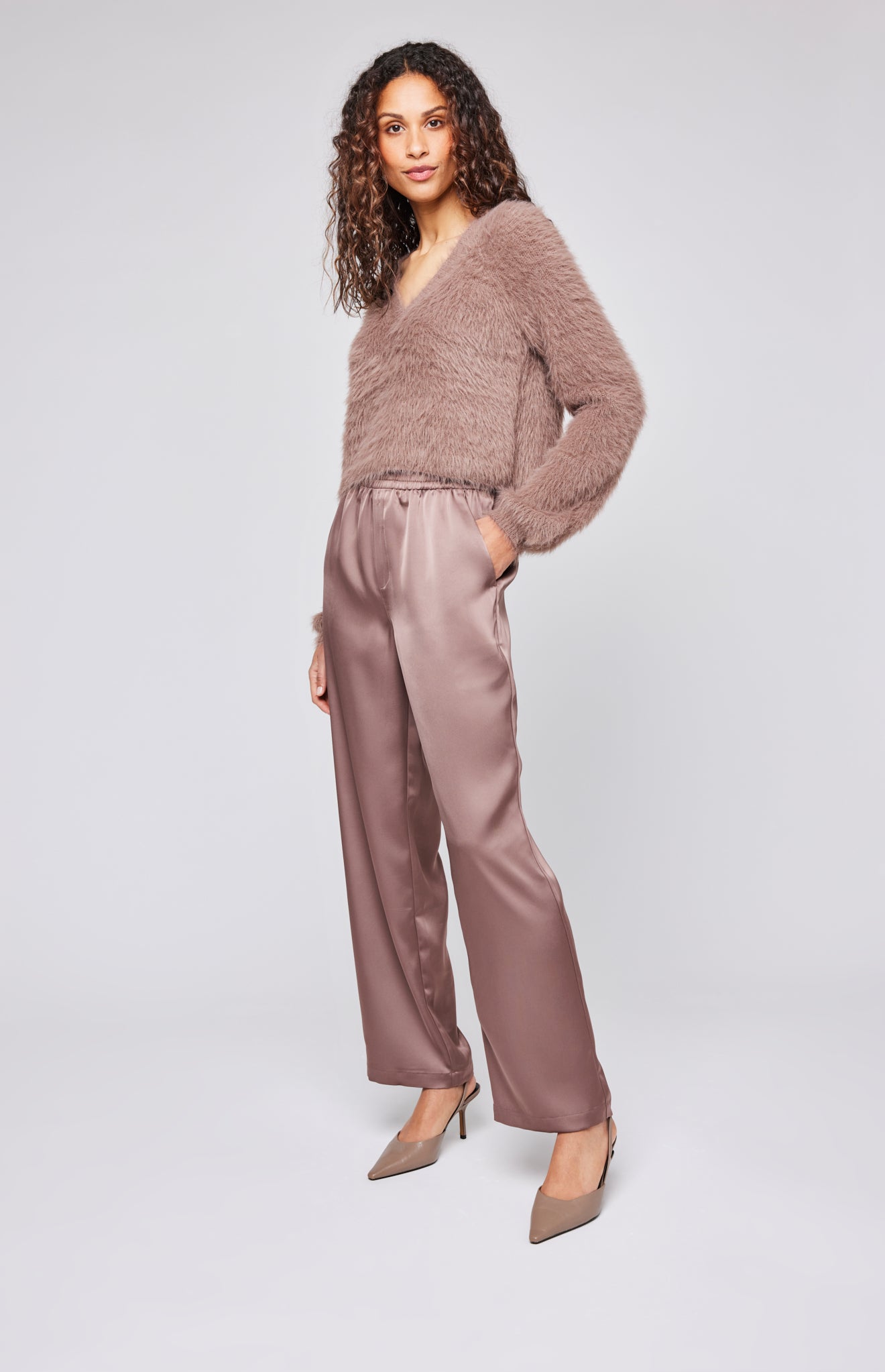 Gentle Fawn Millicent Satin Pant FAWN