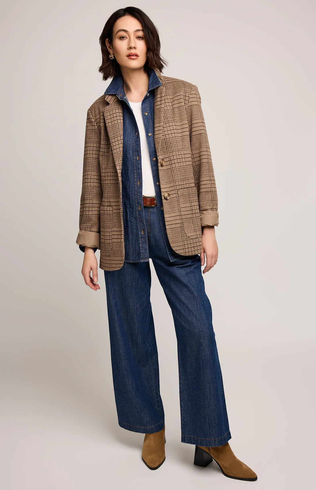 Gentle Fawn Sapphira Glencheck Jacket CHOC