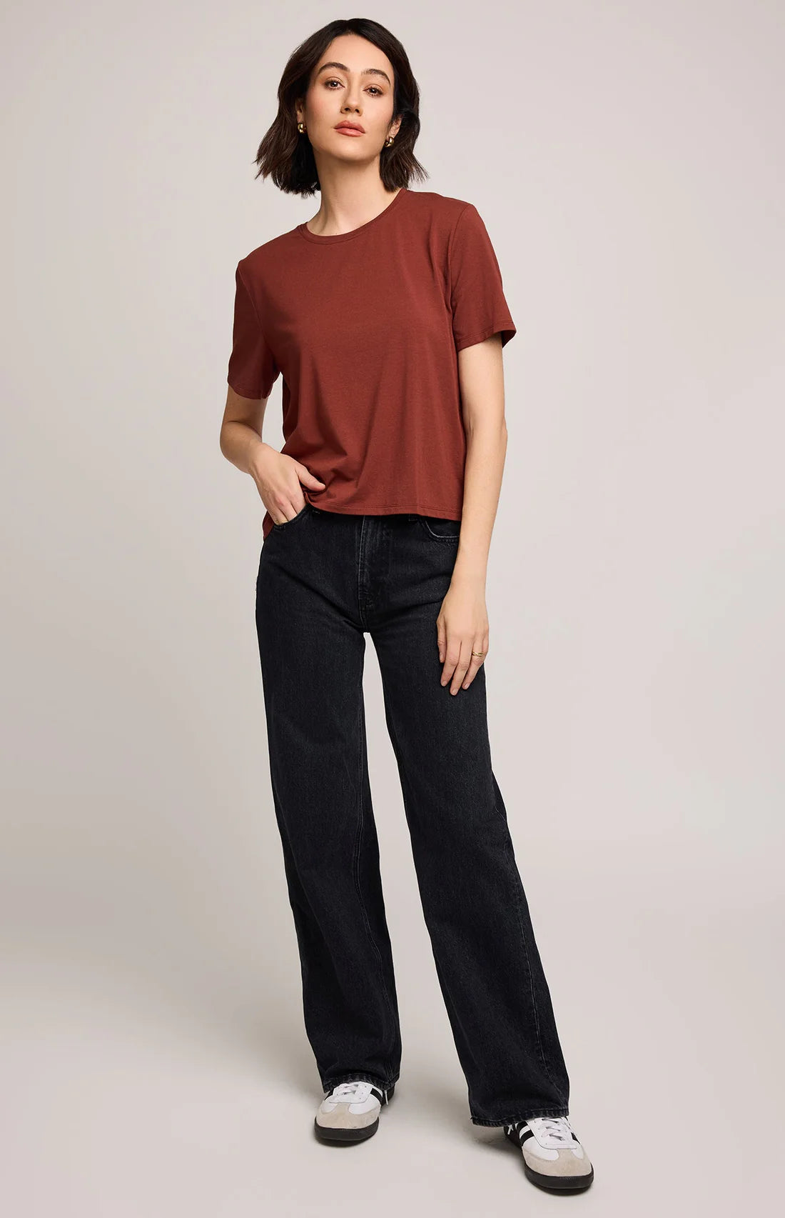 Gentle Fawn Christine T-shirt MAHOGANY