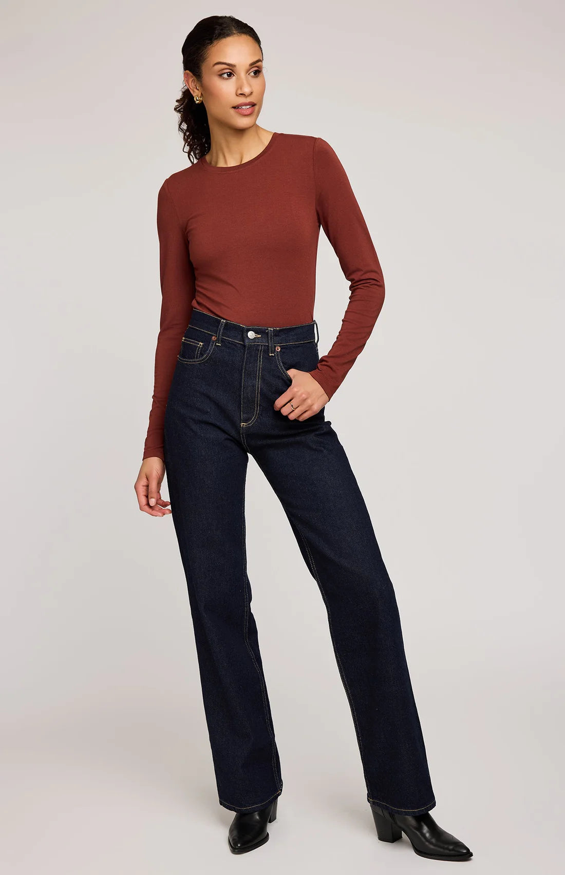 Gentle Fawn Daphne Long Sleeve MAHOGANY