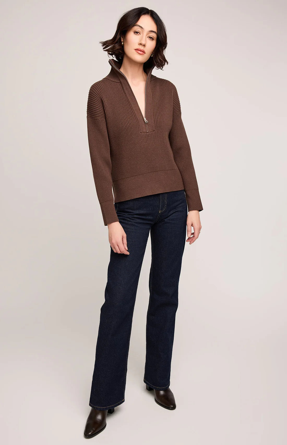 Gentle Fawn Hope 1/2 Zip Sweater JAVA