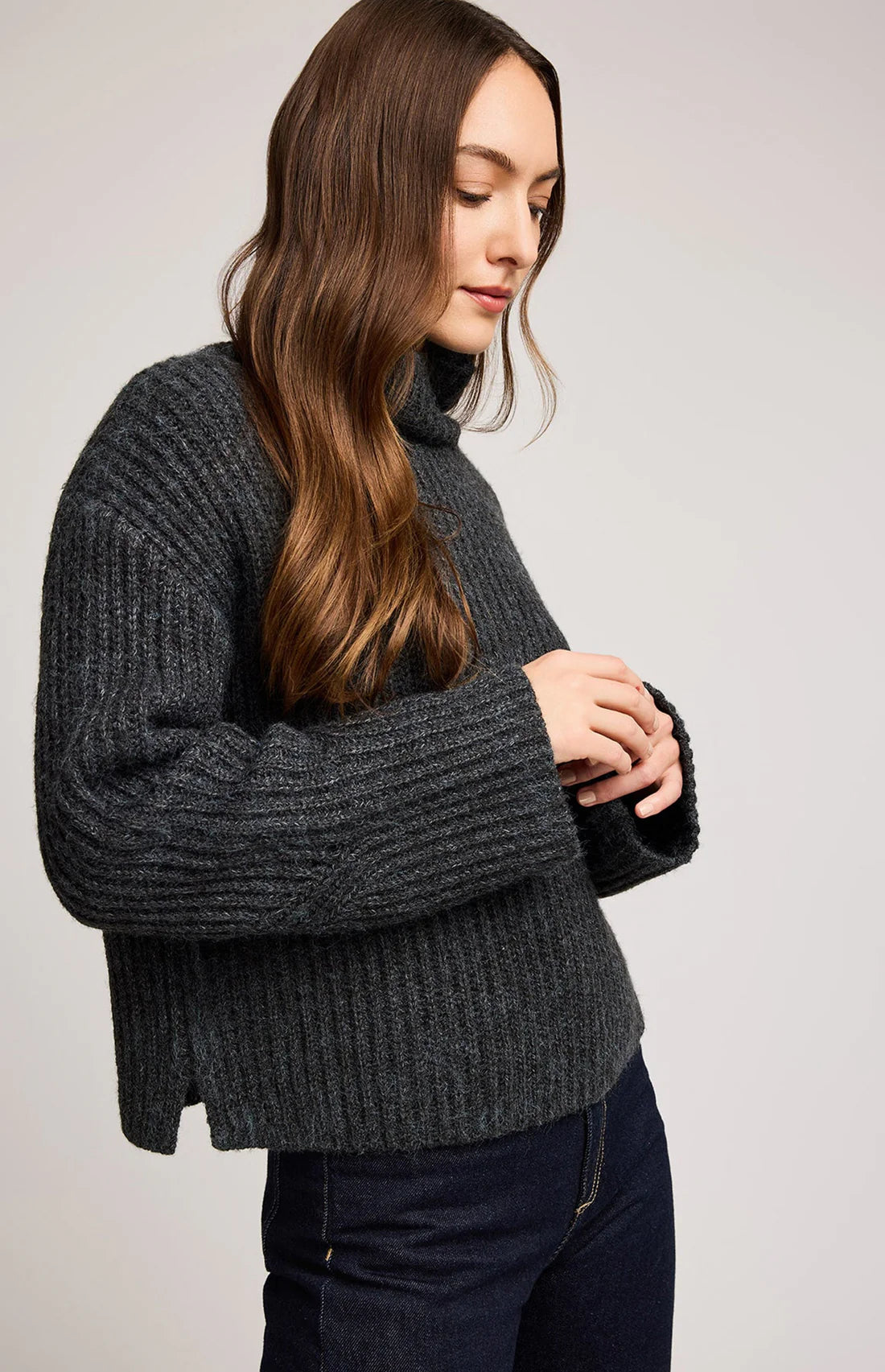 Gentle Fawn Marlow Turtleneck Sweater HEATH CHAR