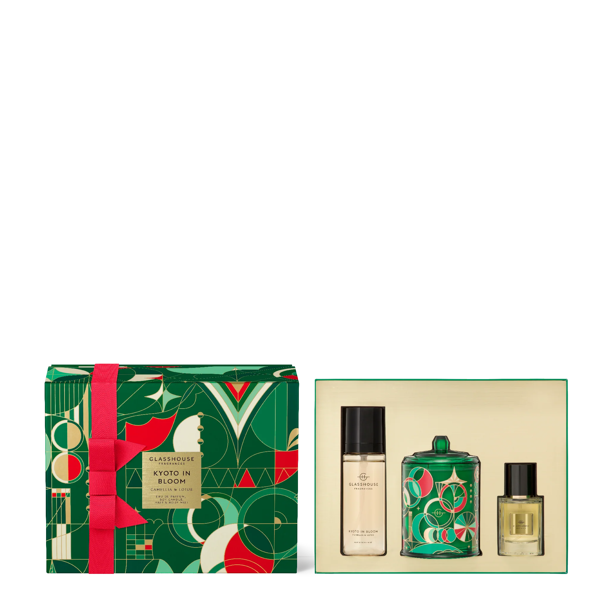 Glasshouse Trio Gift Set KYOTO IN BLOOM