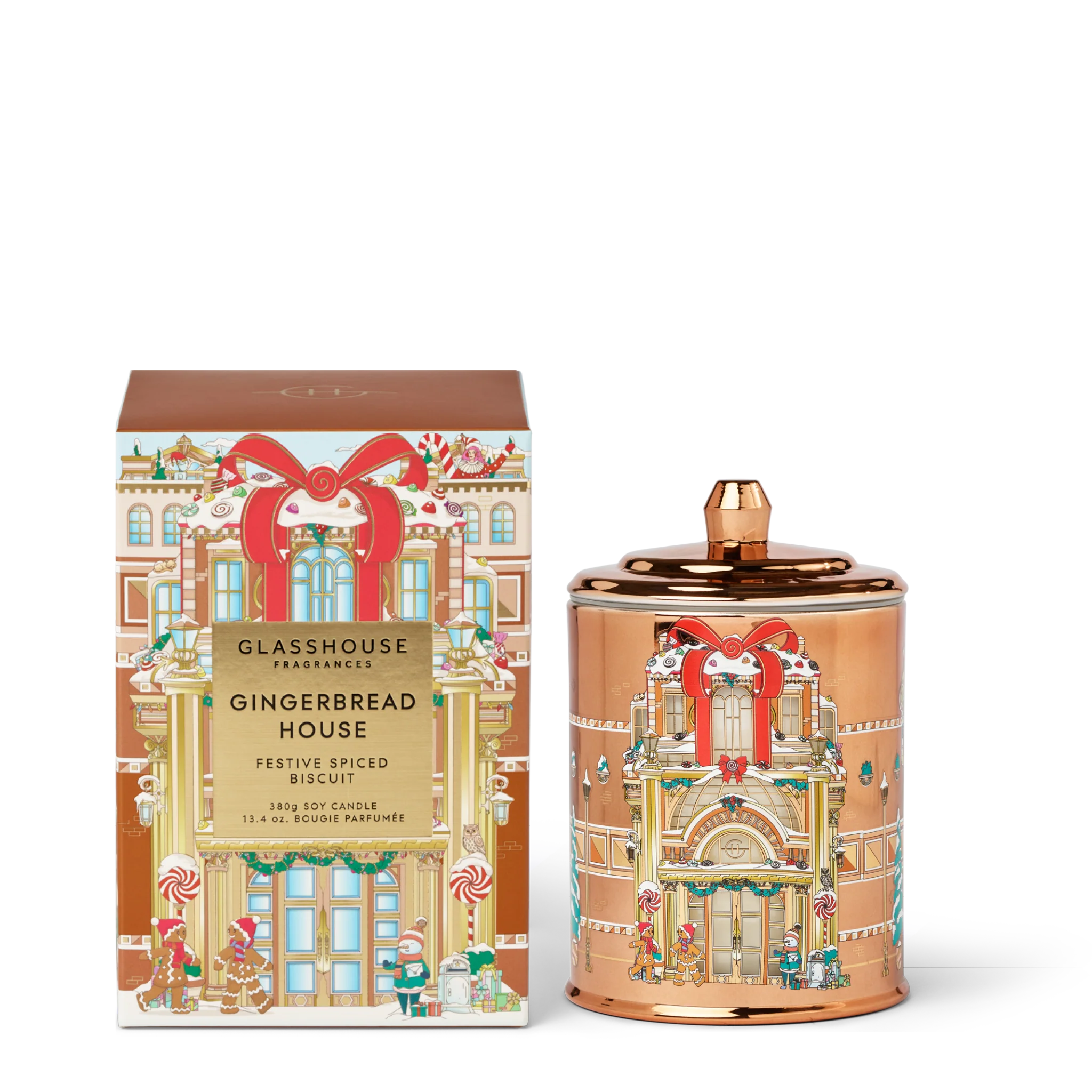 GlassHouse Gingerbread House 13.4oz Candle