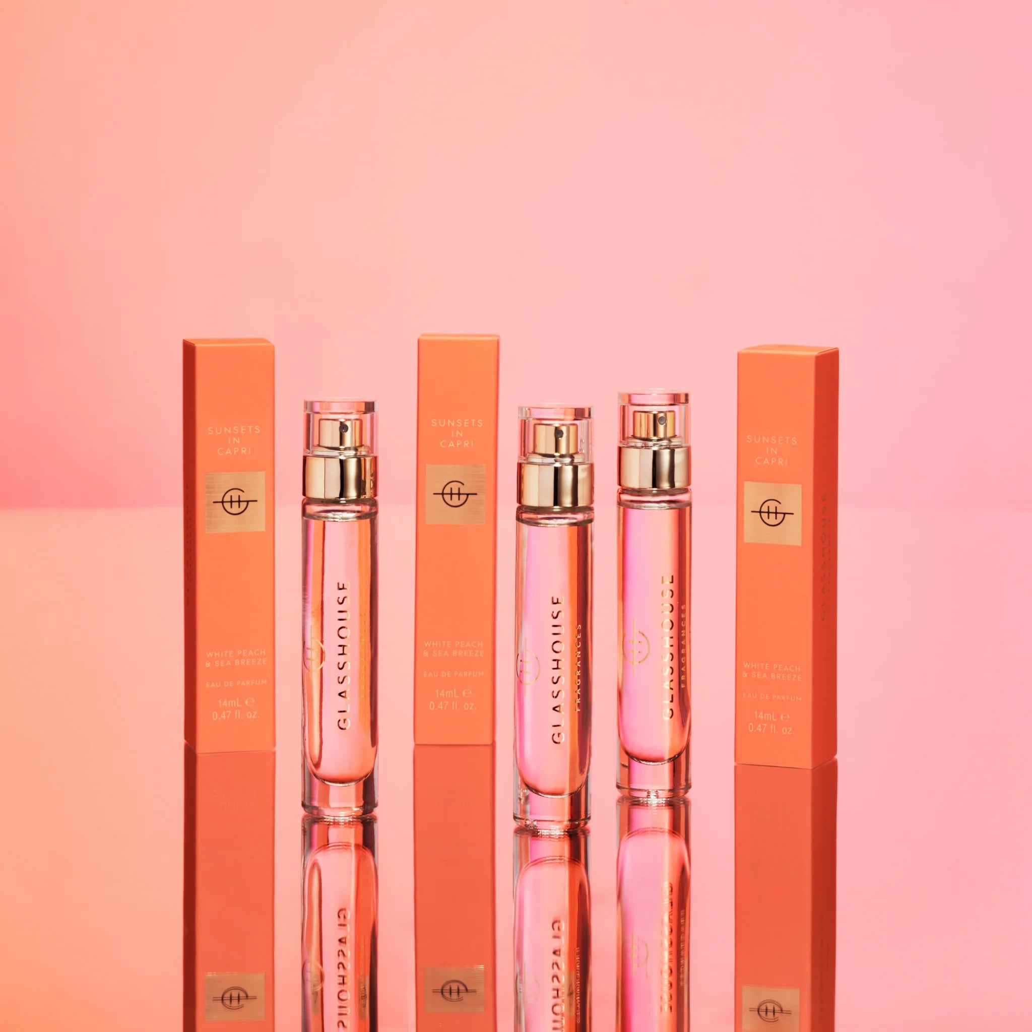 Glass House Fragrance Spray .47 oz Sunsets in Capri