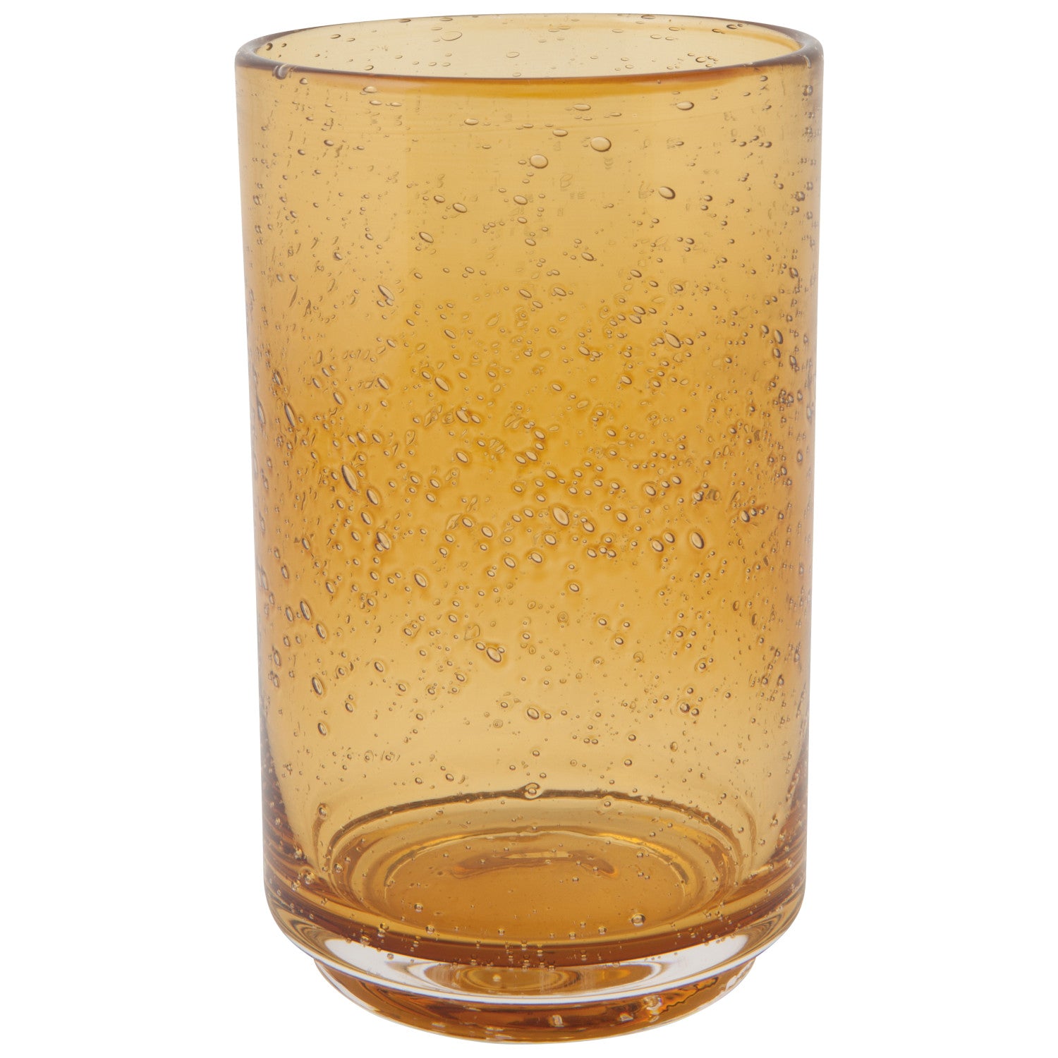 Danica Bubbled Glass 17oz Amber