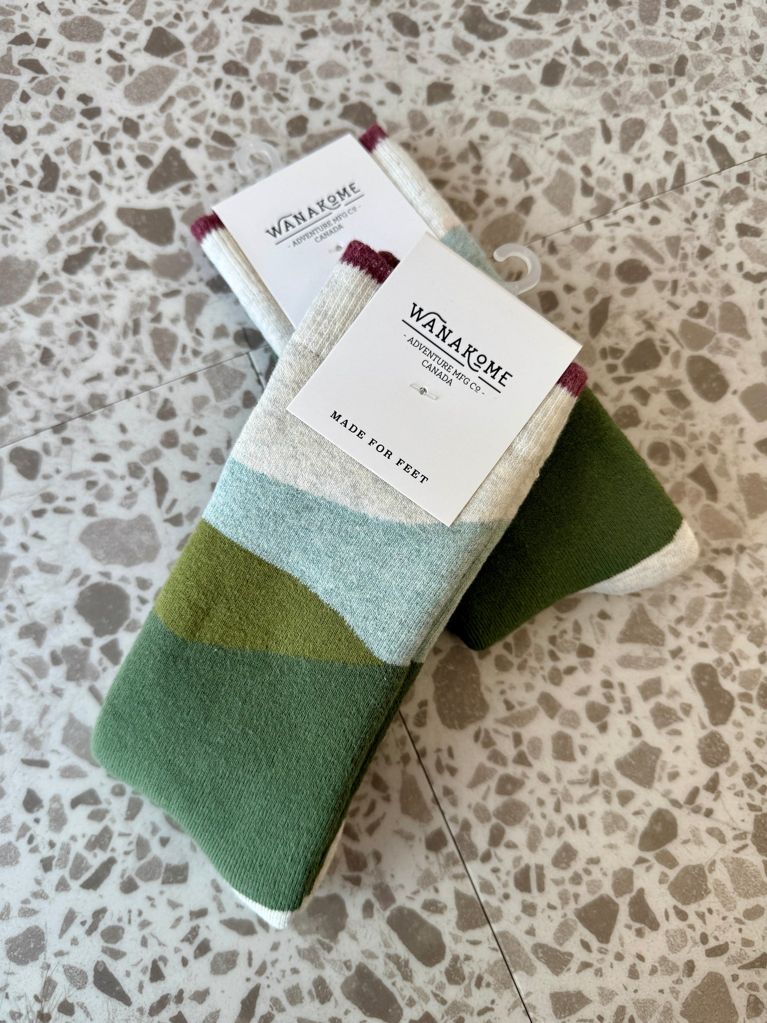 Wanakome Far Horizon Socks MILITARY MIX