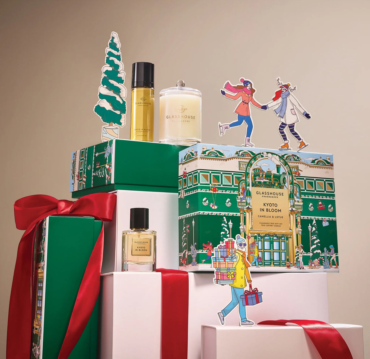 GlassHouse Christmas Kyoto In Bloom Fragrance Trio
