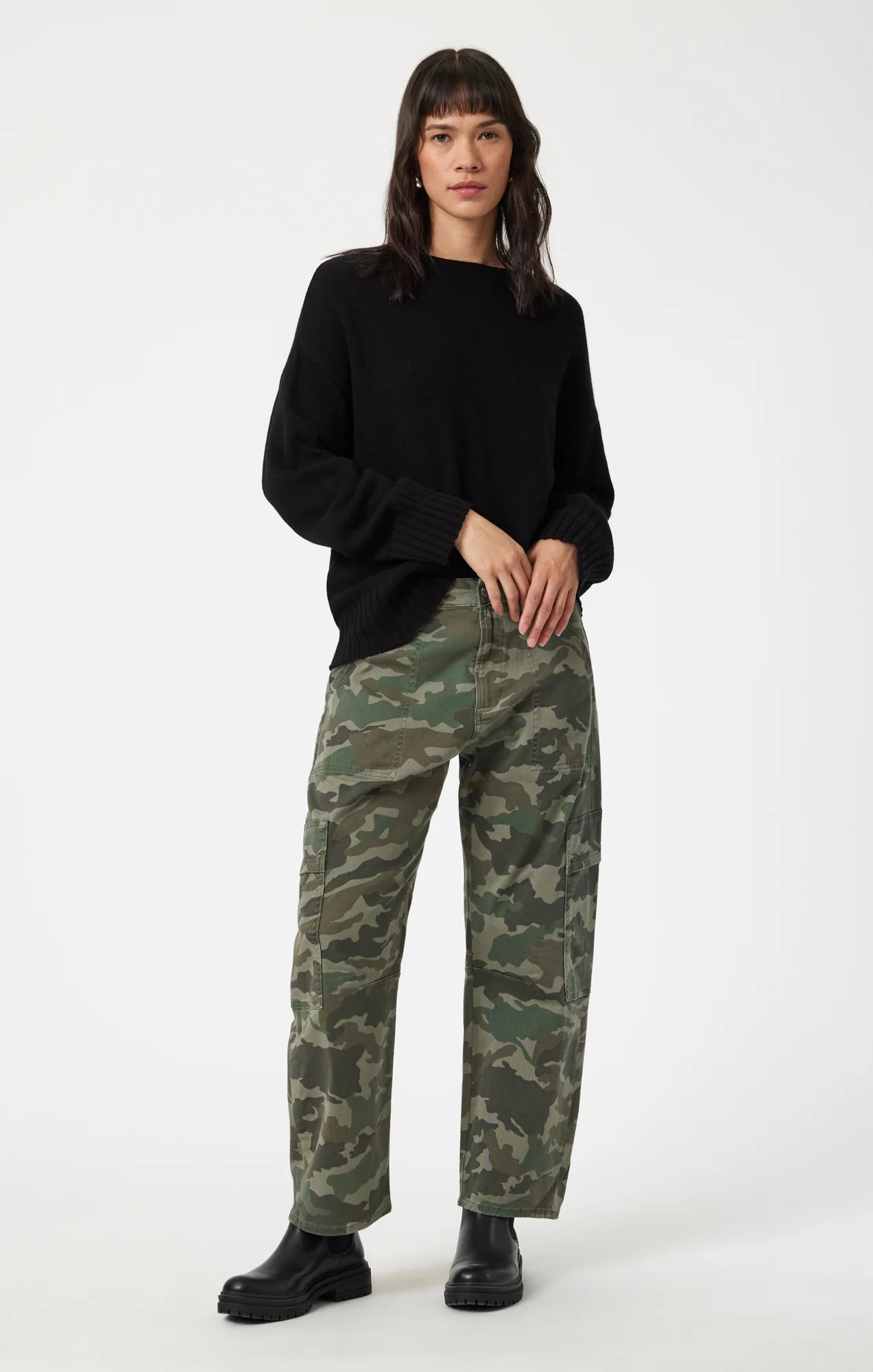 Mavi Jeans Vinnie Barrel Cargos CAMO