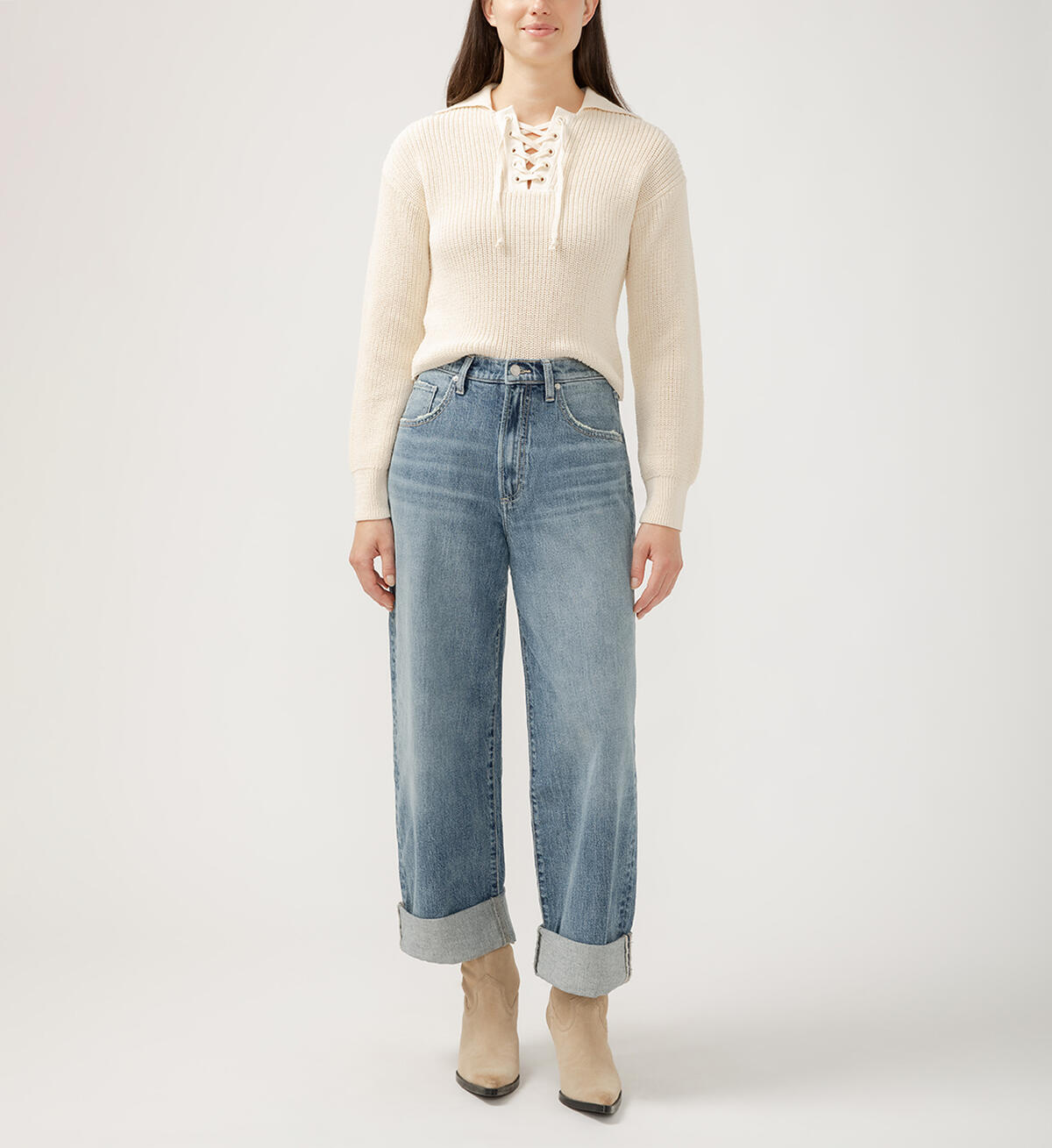 Silver Jeans Baggy Wide Leg Jeans