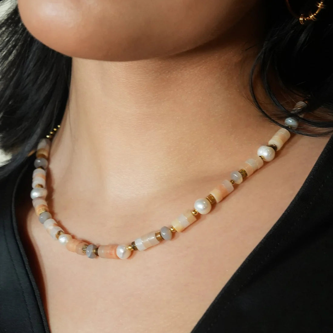 Hackney Nine Ostia Bead Necklace