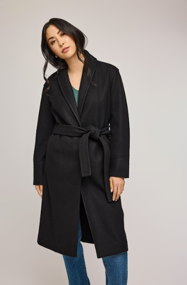 Gentle Fawn Bennet Belted Jacket BLK