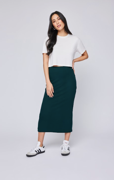 Gentle Fawn Sayulita Midi Skirt FOREST