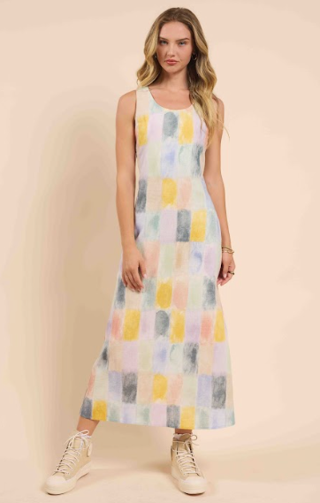 Sadie & Sage Petrichor S/L Maxi Dress MUL