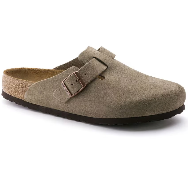 Birkenstock Boston Soft Footbed Suede TAU